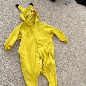 Yellow Pikachu Kids One Piece